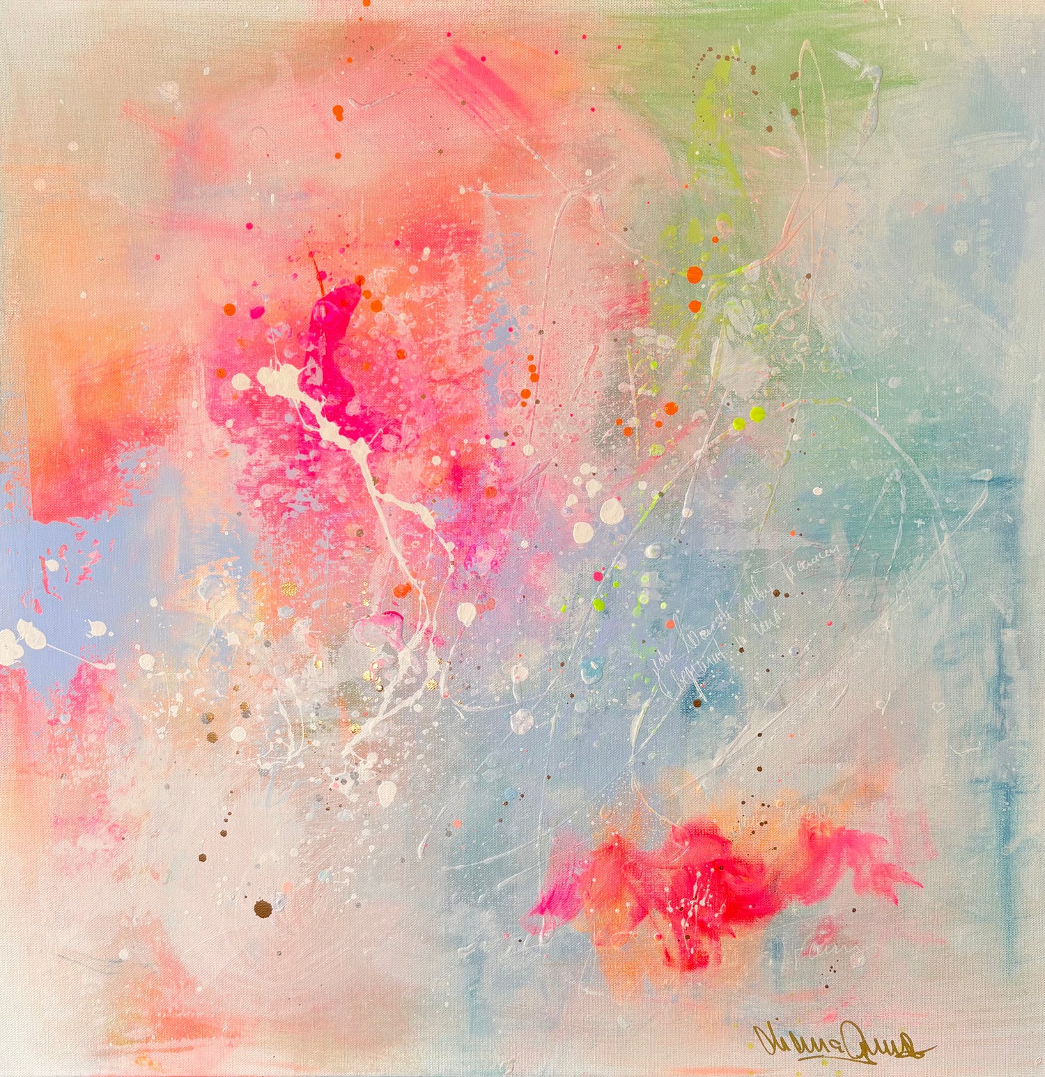 Acryl auf Leinwand - Magie des Moments