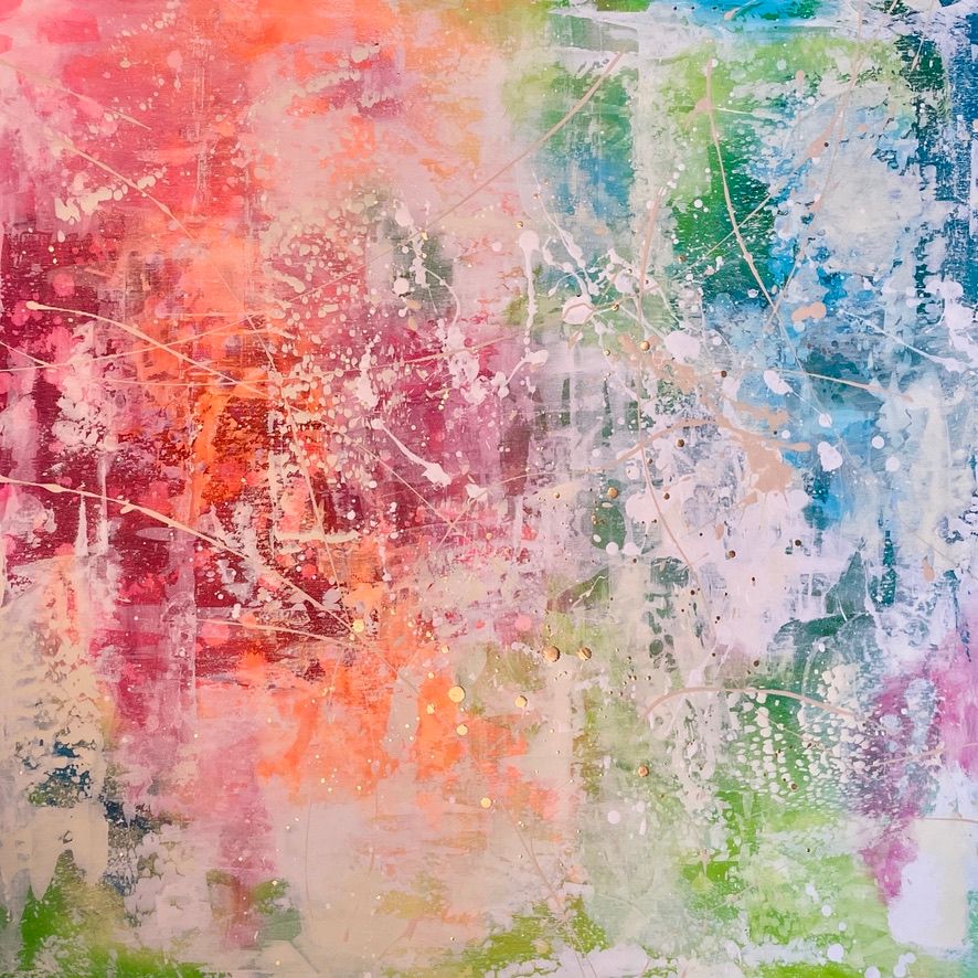 Acryl auf Leinwand - OKTOBER - 100X100