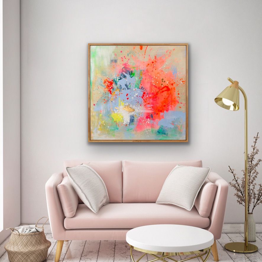 Acryl auf Leinwand - LETS GO - I´M READY