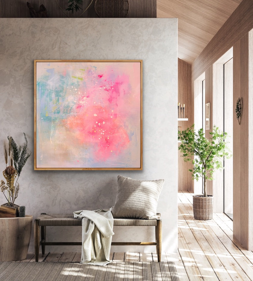 Acryl auf Leinwand - heute beginnt morgen