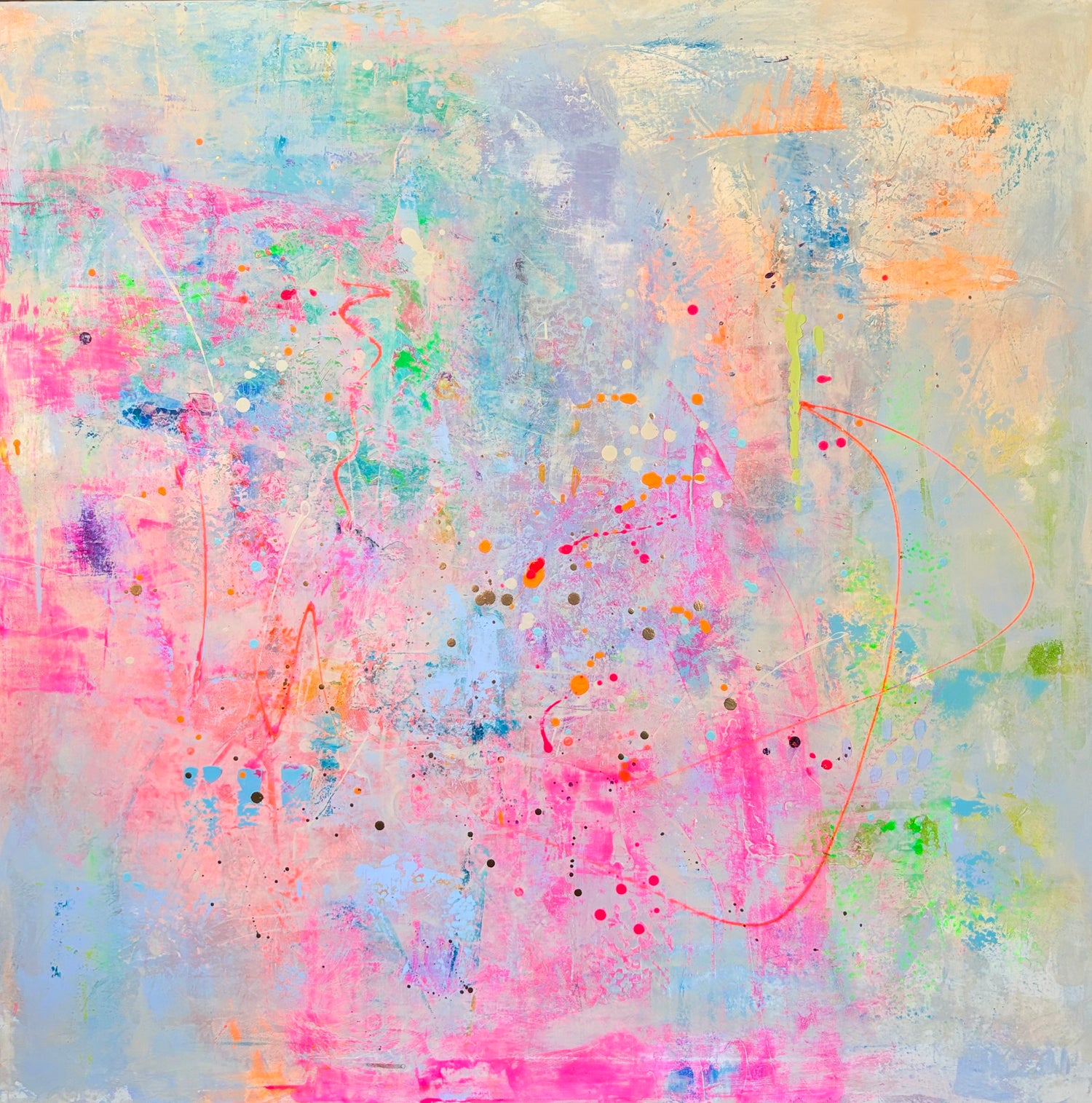 Acryl auf Leinwand – Flüstern des Lichts