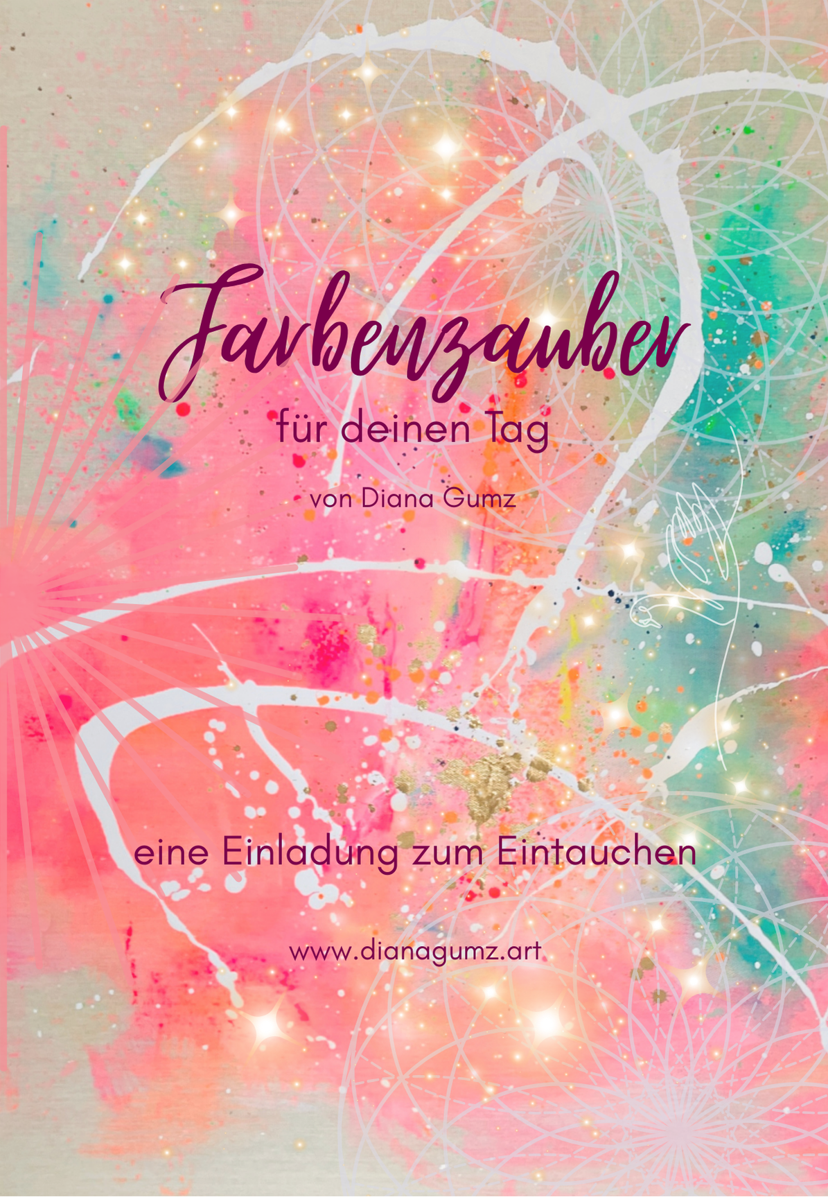 Das Deckblatt des Farbkartensets von Künstlerin Diana Gumz.