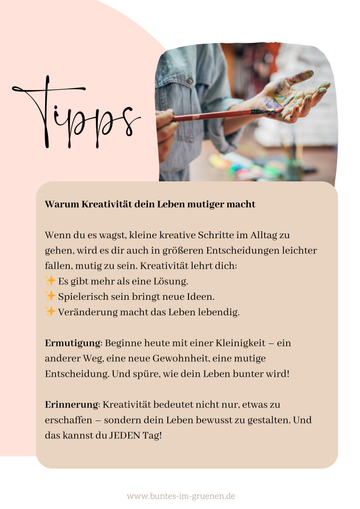 Blick ins Innere des Kreativ-Workbooks: Praktische Übungen und Reflexionsfragen für mehr kreativen Flow.